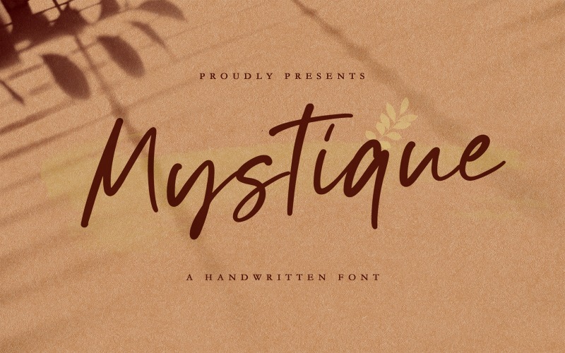 Mystique - Роскошный фирменный шрифт