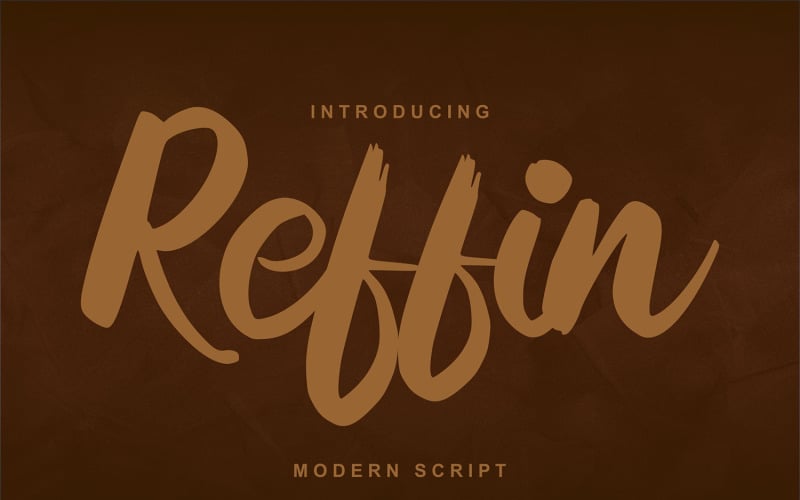 Reffin | Modern Cursive Font