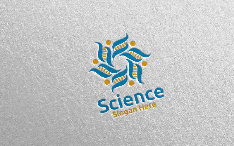 Download Шаблон логотипа "Science and Research Lab Design Concept Logo Template" / Science and Research Lab Design Concept Logo Template - Шаблон логотипа на тему графика microbiology,dna,drug,environment,ecology,education,health,laboratory,lab,chemistry,biotechnology,biology,logo,research,science,bio,pharmacy,atom,technology,scientific