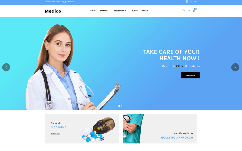 Gts Medico - Tema Shopify medico