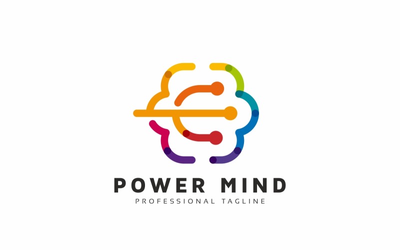 Power Mind Logo Template
