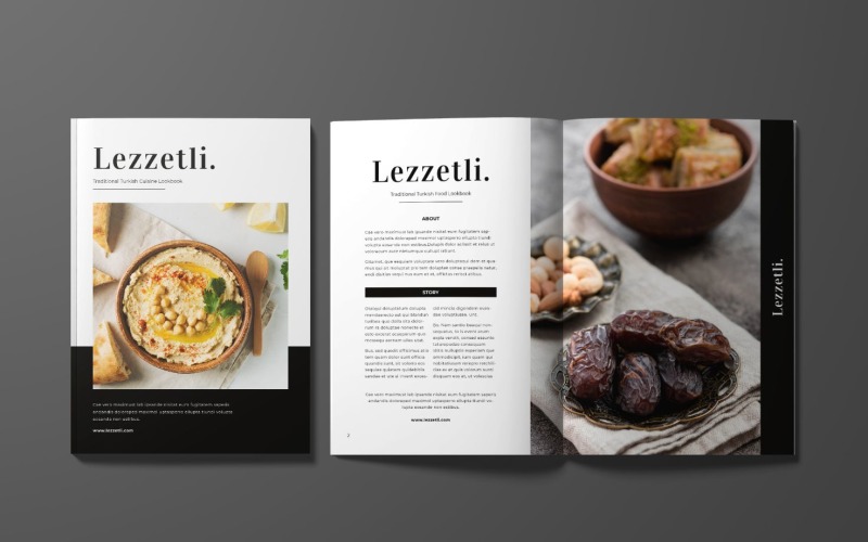 Traditional Turkey Cuisine Magazine Template