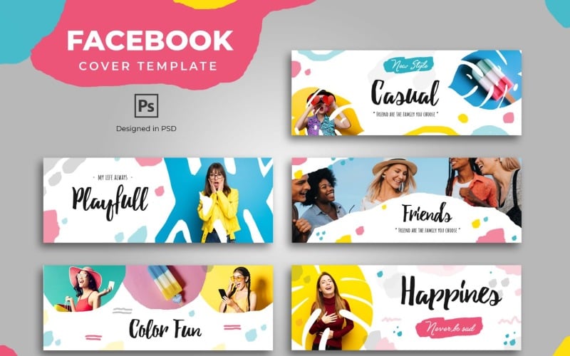 Download Шаблон для соцсетей "Casual Cover Life Social Media Template" / Casual Cover Life Social Media Template - Шаблон для соцсетей на тему графика facebook,cover,templates,template,covers,social,media,promotion,website,shop,ecommerce,magazine,design,fb,creative