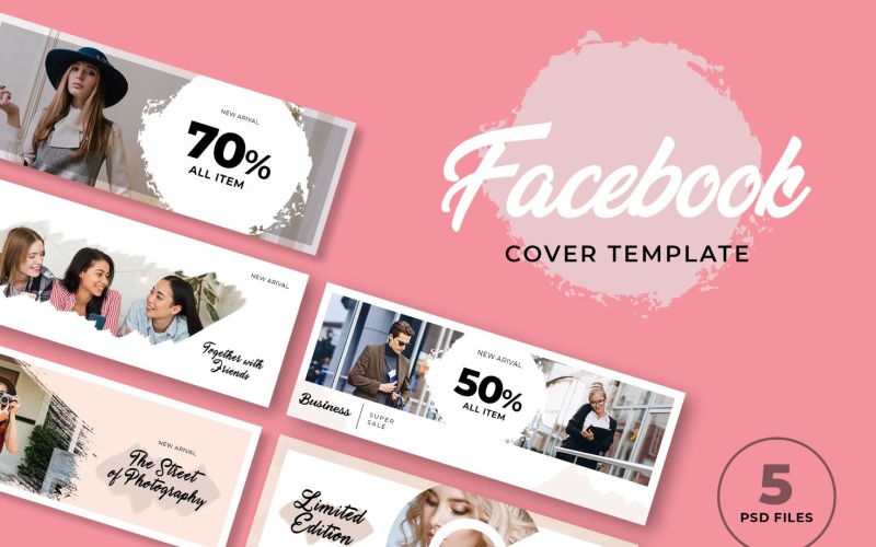 Download Шаблон для соцсетей "Fashion Business Social Media Template" / Fashion Business Social Media Template - Шаблон для соцсетей на тему графика facebook,cover,templates,template,covers,social,media,promotion,website,shop,ecommerce,magazine,design,fb,creative