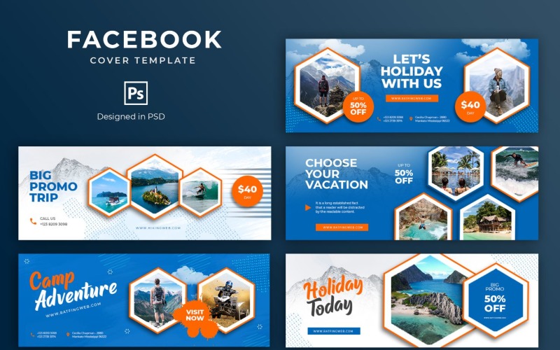 Download Шаблон для соцсетей "Holiday Today Social Media Template" / Holiday Today Social Media Template - Шаблон для соцсетей на тему графика facebook,cover,templates,template,covers,social,media,promotion,website,shop,ecommerce,magazine,design,fb,creative