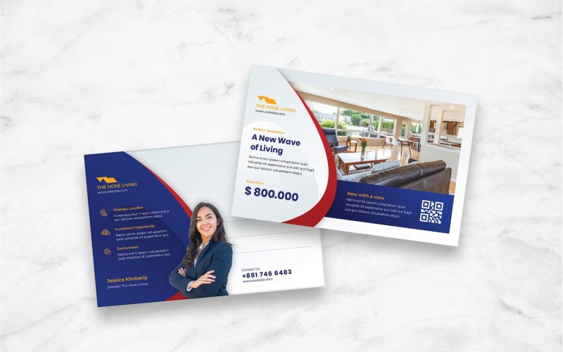 Download Фирменный стиль "Living House Promotion - Corporate Identity Template" / Living House Promotion - Corporate Identity Template - Фирменный стиль на тему графика postcard,card,paper,mail,letter,invitation,vector,design,template,post,stamp,greeting,correspondence,message,airmail
