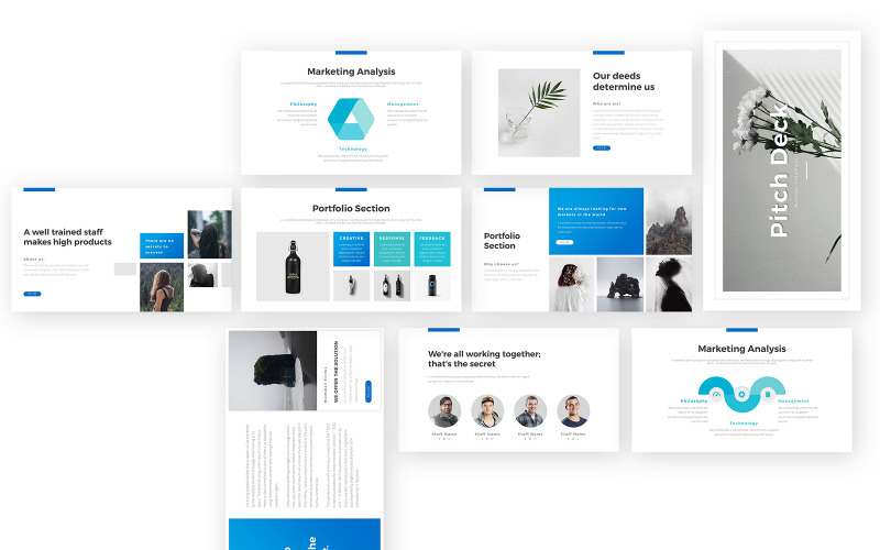 Pitch Deck - Keynote-Vorlage