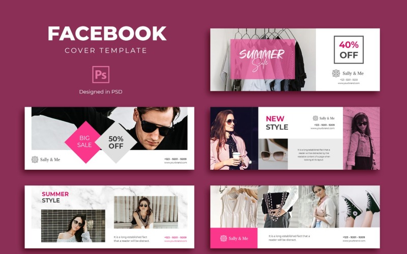 Download Шаблон для соцсетей "Summer Fashion Sale Social Media Template" / Summer Fashion Sale Social Media Template - Шаблон для соцсетей на тему графика facebook,cover,templates,template,covers,social,media,promotion,website,shop,ecommerce,magazine,design,fb,creative