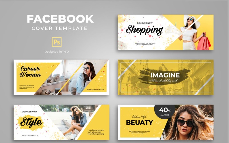 Download Шаблон для соцсетей "Women Fashion Style Social Media Template" / Women Fashion Style Social Media Template - Шаблон для соцсетей на тему графика facebook,cover,templates,template,covers,social,media,promotion,website,shop,ecommerce,magazine,design,fb,creative