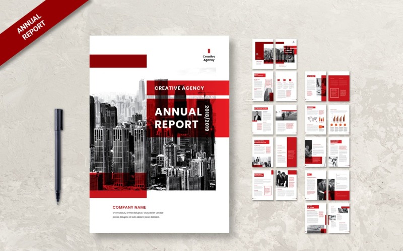 Download Фирменный стиль "AR13 Annual Report Company Introduction - Corporate Identity Template" / AR13 Annual Report Company Introduction - Corporate Identity Template - Фирменный стиль на тему графика a4,agency,annual,report,brochure,catalog,corporate,design,editorial,magazine,letter,lookbook,business,proposal,company