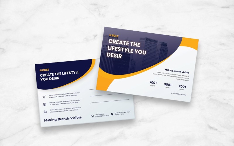 Download Фирменный стиль "Business Brand - Corporate Identity Template" / Business Brand - Corporate Identity Template - Фирменный стиль на тему графика postcard,card,paper,mail,letter,invitation,vector,design,template,post,stamp,greeting,correspondence,message,airmail