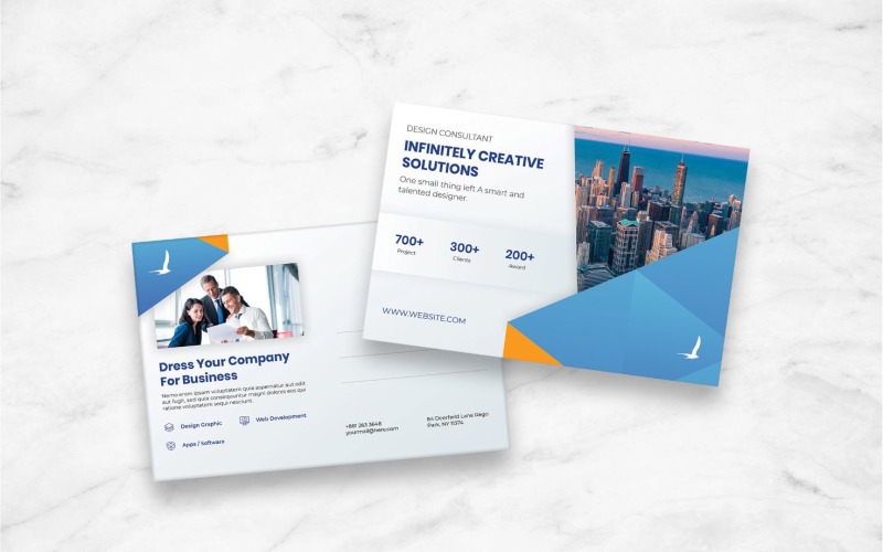 Download Фирменный стиль "Creative Business Solution - Corporate Identity Template" / Creative Business Solution - Corporate Identity Template - Фирменный стиль на тему графика postcard,card,paper,mail,letter,invitation,vector,design,template,post,stamp,greeting,correspondence,message,airmail