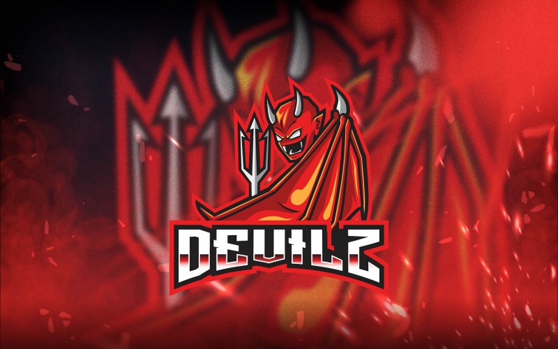 Devilz Esport Logo sjabloon