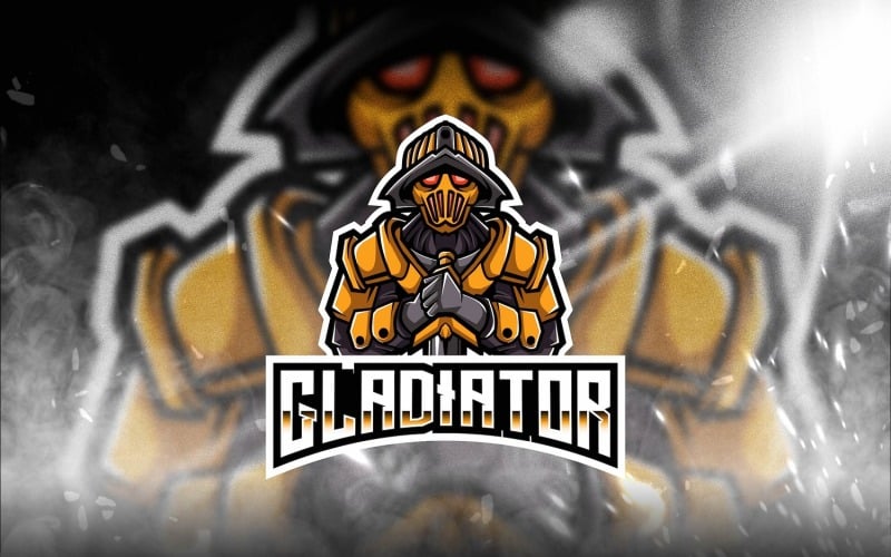 Gladiator Esport Logo Template 104473 Templatemonster