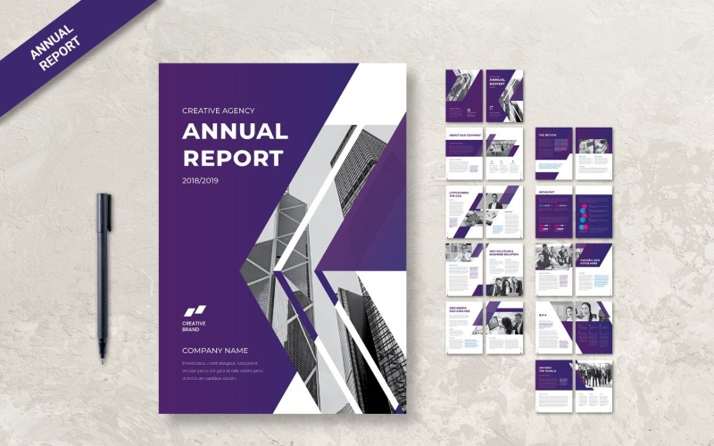 Výroční zpráva o společnosti - šablona Corporate Identity