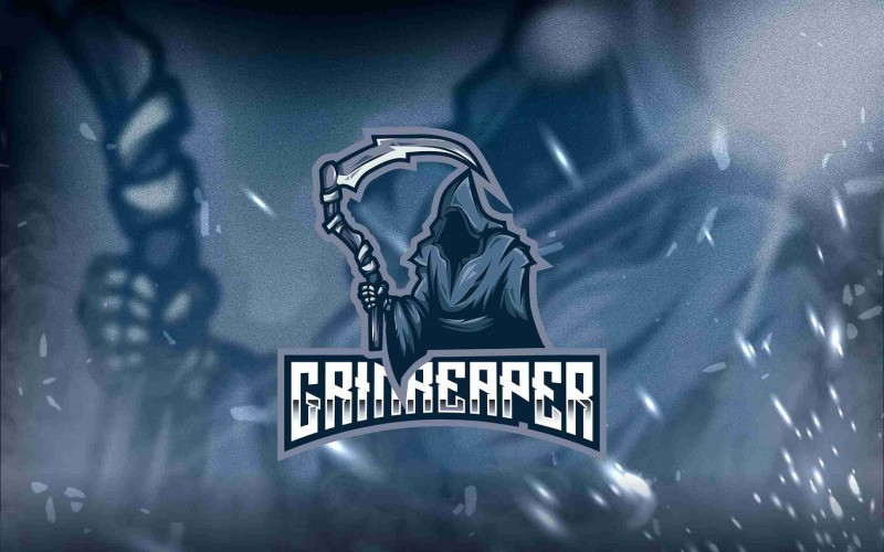 Szablon Logo Grim Reaper Esport