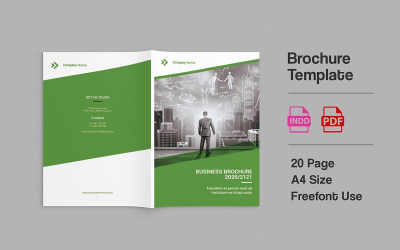 Download Фирменный стиль "Bizy - A4 Business Brochure - Corporate Identity Template" / Bizy - A4 Business Brochure - Corporate Identity Template - Фирменный стиль на тему графика business,company,corporate,agency,organization,institution,entrepreneurship,freelancing,marketing,editorial,designer,creative,layout,brochure