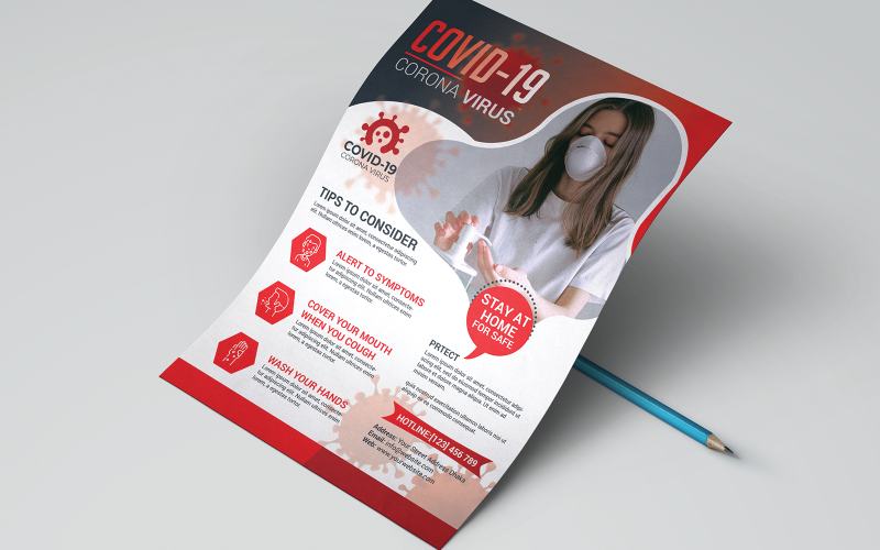 Download Фирменный стиль "Covid-19 Business Flyer - Corporate Identity Template" / Covid-19 Business Flyer - Corporate Identity Template - Фирменный стиль на тему графика business,flyer,coivd-19,conference,convention,corona,virus,coronavirus,corporate,template,health,hospital,information,leaflet,lecture,medical,meeting,people,poster,promotion