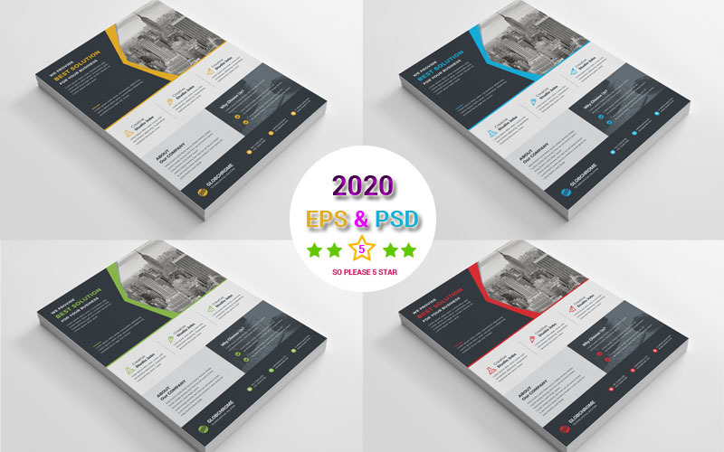 Download Фирменный стиль "Green Color Flyer - Corporate Identity Template" / Green Color Flyer - Corporate Identity Template - Фирменный стиль на тему графика corporate,flyer,corporate,internet,stationery,id,kit,creative,blue,hi-quality,official,art,standard,graphics,colorful
