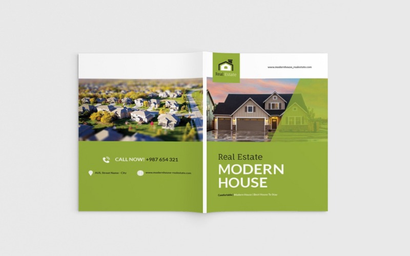 Homecore - A4 Real Estate & Property Brochure - Corporate Identity Template