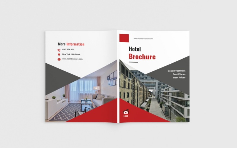 Download Фирменный стиль "Hotelpro - A4 Hotel Brochure - Corporate Identity Template" / Hotelpro - A4 Hotel Brochure - Corporate Identity Template - Фирменный стиль на тему графика business,company,corporate,agency,hotel,room,apartment,villa,bnb,resort,booking,creative,bed,accommodation,hostel