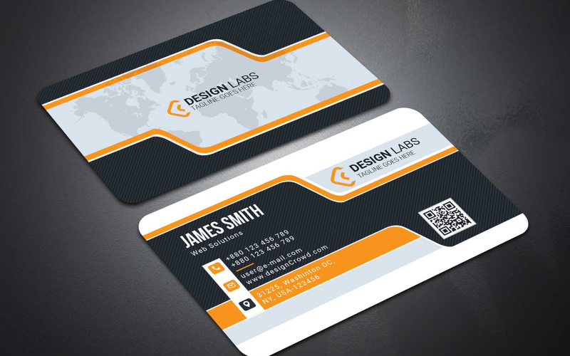 Download Фирменный стиль "Orange Color Business Card - Corporate Identity Template" / Orange Color Business Card - Corporate Identity Template - Фирменный стиль на тему графика black,blue,bundle,business,card,clean,cmyk,color,company,corporate,creative,design,green,horizontal,modern,personal,print,ready,professional,psd