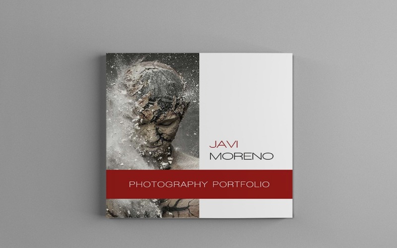 Plutone - Brochure del portfolio fotografico quadrato - Modello di identità aziendale