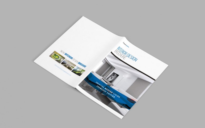 Exord - brožura interiérového designu A4 - šablona Corporate Identity