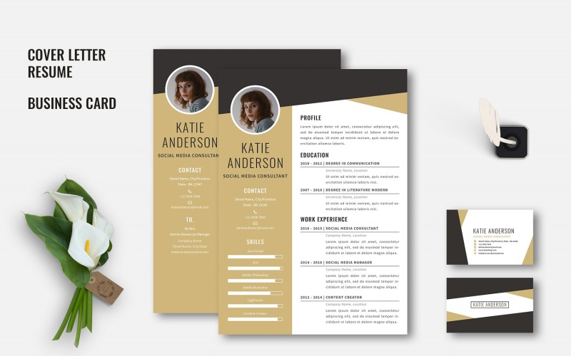 Download Резюме "Midaz - Creative CV Set Resume Template" / Midaz - Creative CV Set Resume Template - Резюме на тему графика business,company,corporate,agency,coverletter,letter,modern,marketing,card,clean,creative,businesscard,layout,resume