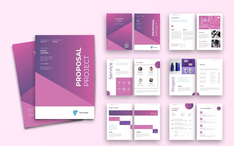 Download Фирменный стиль "Proposal Management Analysis Product - Corporate Identity Template" / Proposal Management Analysis Product - Corporate Identity Template - Фирменный стиль на тему графика proposal,business,a4,company,creative,corporate,indesign,brochure,template,report,annual,brief,marketing,portfolio,project
