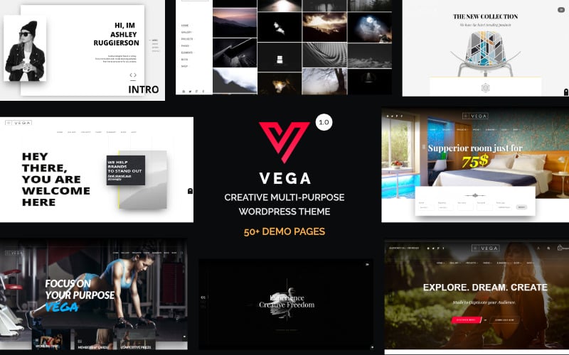 Vega - Erőteljes, többcélú WordPress téma