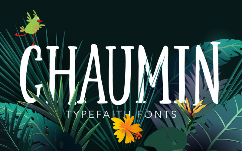Download Шрифт "Chaumin Font" / Chaumin Font - Шрифт на тему графика handwritting,book,commics,cover,wedding,invetation,card,lettering,hand,drawn