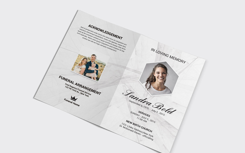 Download Фирменный стиль "Funeral Program - Corporate Identity Template" / Funeral Program - Corporate Identity Template - Фирменный стиль funeral,program,template,brochure,memorial,service,obituary,programs,floral,church,order,of,printable