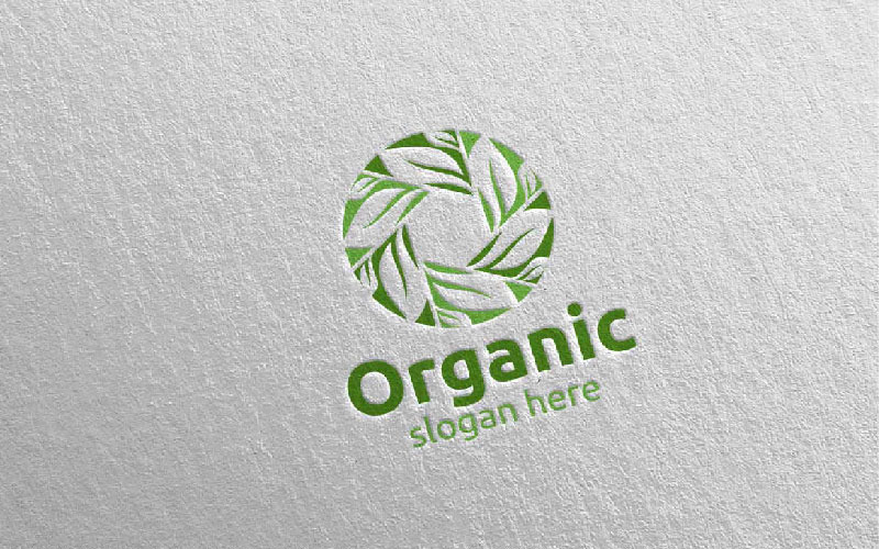 Infinity Natural and Organic design Concept 3 Logo Template
