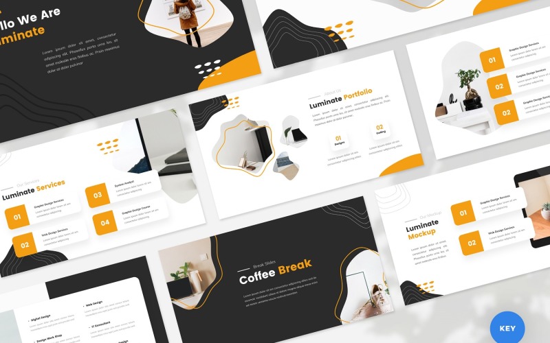 Quivner - Creative - Keynote template - TemplateMonster