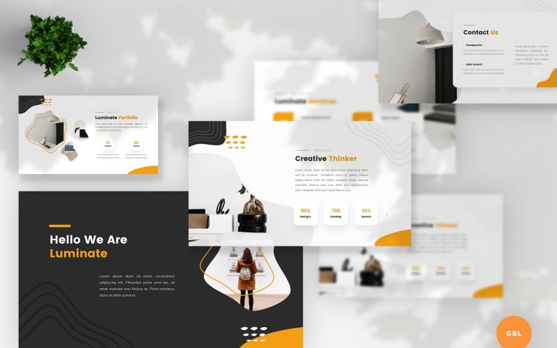 Luminate: diapositivas creativas de Google