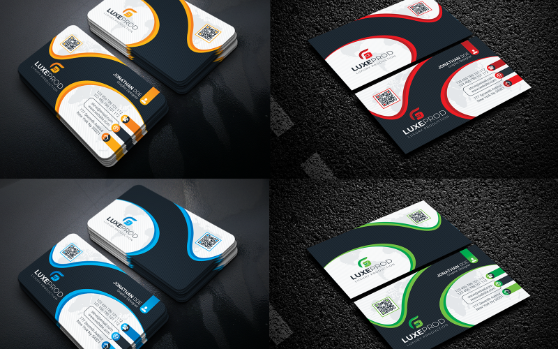 Download Фирменный стиль "Stage Business Card - Corporate Identity Template" / Stage Business Card - Corporate Identity Template - Фирменный стиль на тему графика black,blue,brand,business,card,clean,cmyk,color,company,corporate,creative,design,designer,green,horizontal,modern,personal,print,ready,professional