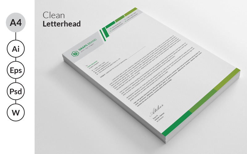 Download Фирменный стиль "Clean Art Letterhead - Corporate Identity Template" / Clean Art Letterhead - Corporate Identity Template - Фирменный стиль на тему графика a4,brand,branding,business,letterhead,clean,colorful,corporate,identity,creative,design,docx,elegant,envelope,folder,ipad,logo,minimalist,mockup,modern