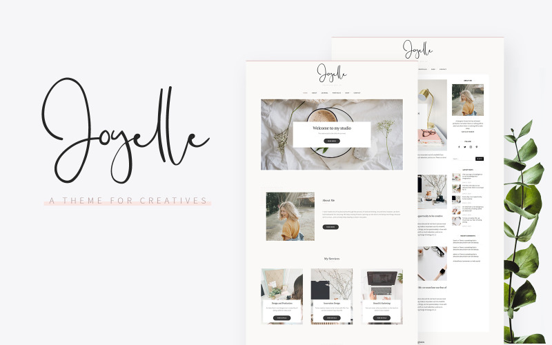 Joyelle - Creatief artiest WordPress-thema