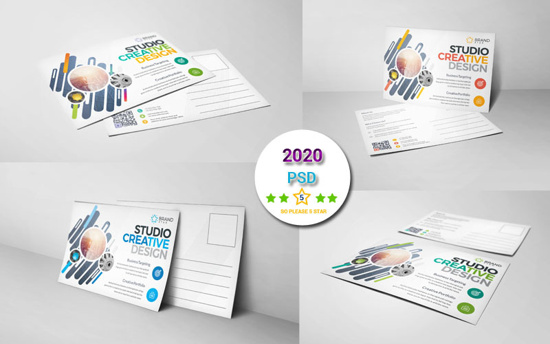 Download Фирменный стиль "Multi Color Postcard - Corporate Identity Template" / Multi Color Postcard - Corporate Identity Template - Фирменный стиль на тему графика postcard,template,gift,card,bundle,dl,flyer,giftcard,resume,corporate,creative,corporate,id,studio,photo,multimedia,web,artistic,building,technology