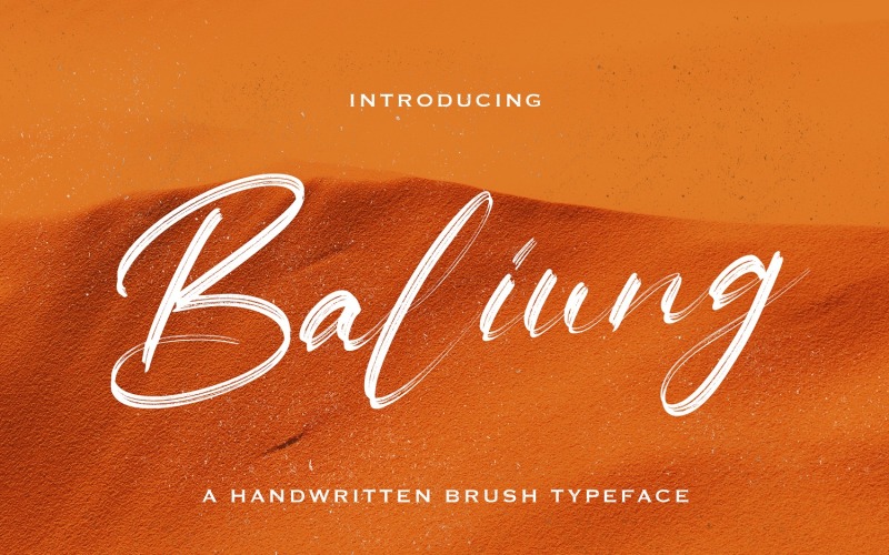 Baliung-手写字体