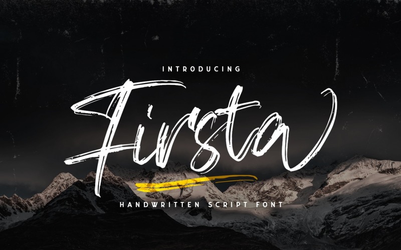 Download Шрифт "Firsta - Handwritten Font" / Firsta - Handwritten Font - Шрифт на тему графика calligraphy,handlettering,handwritten,logotype,signature,luxury,modern,feminime,classy,stylish,casual,handdrawn,elegant,ligature,whimsical