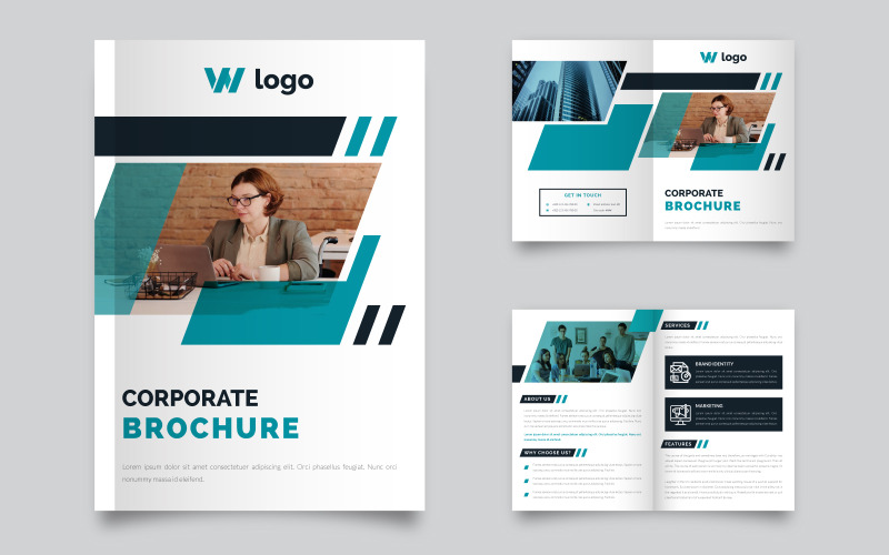 Bi-fold Brochure - Corporate Identity Template