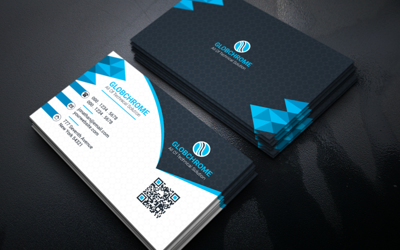 Download Фирменный стиль "Blue Color Business Card - Corporate Identity Template" / Blue Color Business Card - Corporate Identity Template - Фирменный стиль на тему графика black,blue,bundle,business,card,clean,cmyk,color,company,corporate,creative,design,green,horizontal,modern,personal,print,ready,professional,psd
