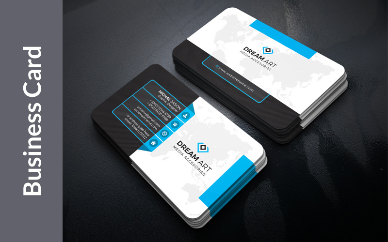Download Фирменный стиль "Art Business Card - Corporate Identity Template" / Art Business Card - Corporate Identity Template - Фирменный стиль на тему графика abstract,art,artistic,blue,building,computer,corporate,graph,graphic,green,hi-quality,id,kit,internet,logo,modern,multimedia,official,photo,play