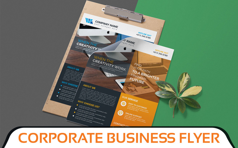 Download Фирменный стиль "Business Flyer - Corporate Identity Template" / Business Flyer - Corporate Identity Template - Фирменный стиль на тему графика print,designer,flyer,businessflyer,green,black,white,professional,modern,design,graphic,official,standard,creative,simple,web,logo,flyer,blue,magagine