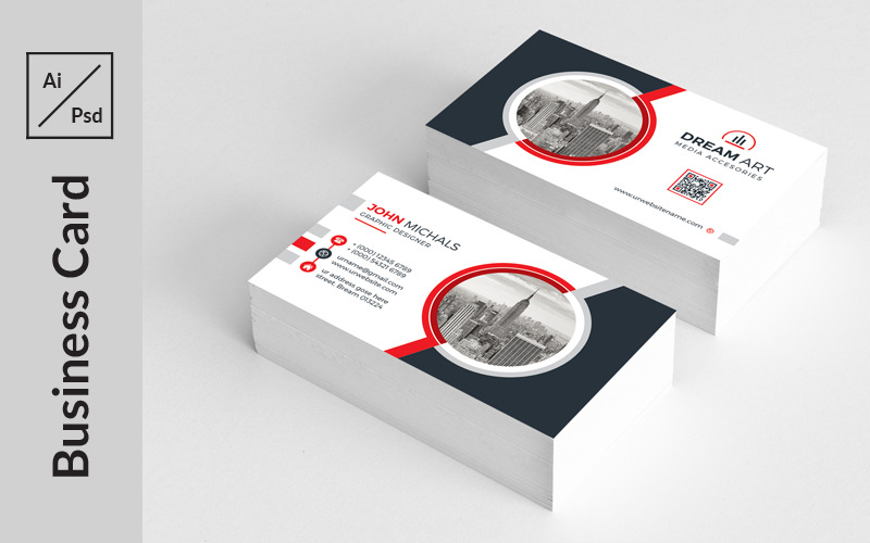 Download Фирменный стиль "Clean Business Card - Corporate Identity Template" / Clean Business Card - Corporate Identity Template - Фирменный стиль на тему графика abstract,art,artistic,blue,building,computer,corporate,graph,graphic,green,hi-quality,id,kit,internet,logo,modern,multimedia,official,photo,play