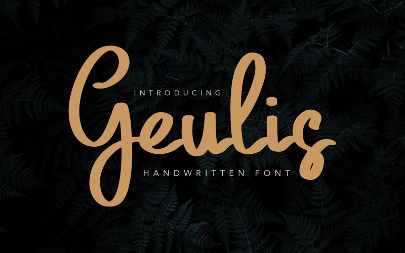 Download Шрифт "Geulis Stylish Font" / Geulis Stylish Font - Шрифт на тему графика soft,bold,playful,botanical,nature,coffee,party,sale,promo,font,display,logo,handwritten