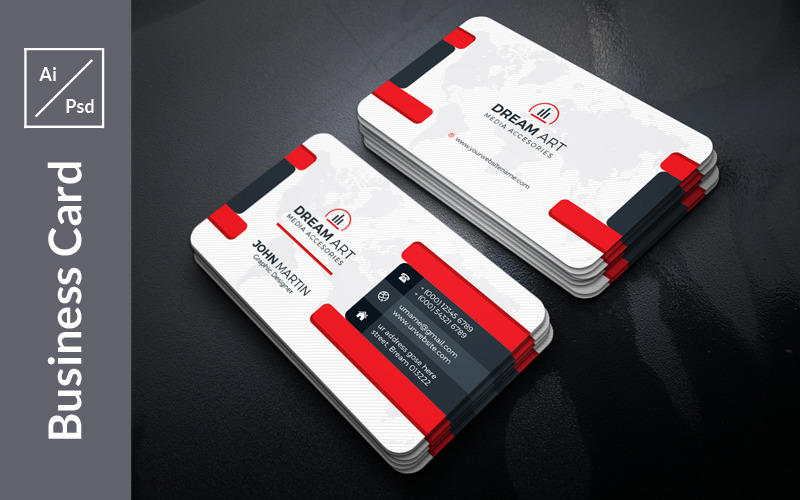 Download Фирменный стиль "Round Corner Business Card - Corporate Identity Template" / Round Corner Business Card - Corporate Identity Template - Фирменный стиль на тему графика abstract,art,artistic,blue,building,computer,corporate,graph,graphic,green,hi-quality,id,kit,internet,logo,modern,multimedia,official,photo,play