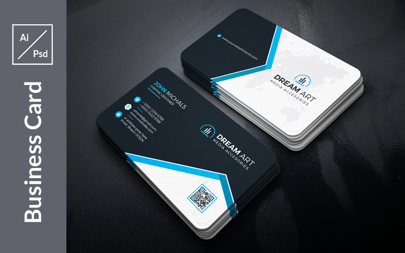 Download Фирменный стиль "Simple John Business Card - Corporate Identity Template" / Simple John Business Card - Corporate Identity Template - Фирменный стиль на тему графика abstract,art,artistic,blue,building,computer,corporate,graph,graphic,green,hi-quality,id,kit,internet,logo,modern,multimedia,official,photo,play